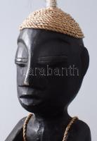 Afrikai faragott fa szobor 58 cm