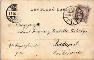 1900 Budapest X. Kőbánya, Szent László plébánia templom felszentelési ünnepsége, Rákóczy kávéház, Gr...