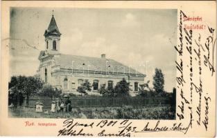 1901 Budapest XIV. Zugló, Református templom (még a csúcsos gúlasisakkal amit 1939-ben átépítettek)