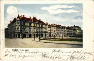 1900 Szeged, Tisza part, Milkó palota. Walter Haertel No. 200. (apró szakadás / tiny tear)