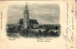 1900 Szeged, Mátyás templom (kis szakadás / small tear)
