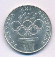 Lengyelország 1976. 200Zl Ag "XXI. Olimpia" T:AU Poland 1976. 200 Zlotych Ag "XXI Olympics" C:AU Krause Y#86