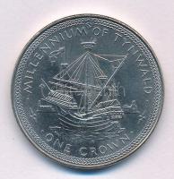 Man-sziget 1979. 1C Cu-Ni "II. Erzsébet / Tynwald ezeréves" T:AU
Isle of Man 1979. 1 Crow...