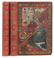 Mikszáth Kálmán: Különös házasság I-II. köt. Mikszáth Kálmán Munkái. Bp., 1907, Révai, 2 sztl. lev.+ 247+(1) p.; 2 sztl. lev.+ 303+(1) p. Kiadói dekoratív, aranyozott, illusztrált egészvászon sorozatkötés, Gottermayer-kötés, festett lapélekkel, a borítón kis sérülésekkel, helyenként kissé foltos lapokkal.