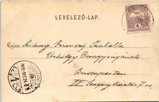 1900 Dunaföldvár, Klastrom utca, cukrászda, templom. Somló Manó kiadása