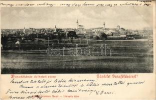 1900 Dunaföldvár, délkeleli rész. Schwarz Manó kiadása