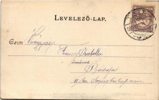 1900 Tata-Tóváros, Tatatóváros; Angol park és török mecset. Nobel Adolf kiadása, Art Nouveau