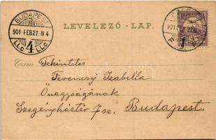 1901 Cegléd, Kossuth tér, Városház. Sebők Béla kiadása (kis szakadás / tiny tear)