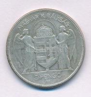 1930. 5P Ag "Horthy jobbra" T:VF Adamo P8