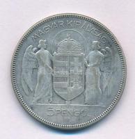 1930. 5P Ag "Horthy jobbra" T:VF Adamo P8