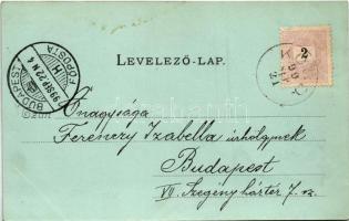 1899 (Vorläufer) Vác, Püspöki templom. Divald Károly 161. (fl)