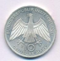 NSZK 1972J 10M Ag "Olimpia-München / Csomó" T:AU FRG 1972J 10 Mark Ag "Olympic Games ...