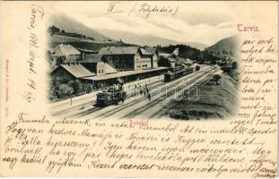 1898 (Vorläufer) Tarvisio, Tarvis; Bahnhof / railway station, train, locomotive