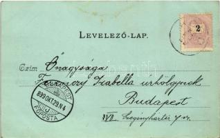 1899 (Vorläufer) Vác, Püspöki kastély. Divald Károly 165. sz. (fl)