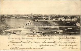 1899 (Vorläufer) Szombathely, Steinamanger; Knebel (EK) + &quot;SZOMBATHELY P. UDV. ÉJJEL&quot;