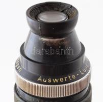 Schneider Gottingen Auswerte Lupe 12x fényképészeti nagyító, eredeti tokjában tisztító kendővel 10 c...