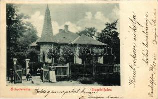 1900 Budapest XX. Pestszenterzsébet, Pesterzsébet, Erzsébetfalva; Scholtz villa