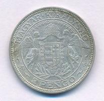 1936. 2P Ag "Liszt Ferenc" T:XF,VF Adamo P7.3