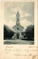 1900 Budapest XXI. Csepel, Kisboldogasszony Templom és tér (EK)