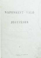 Naponként-való jegyzései az 1792dik esztendőben felséges Ferentz Magyar, és Cseh országi király álta...