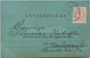 1899 (Vorläufer) Mohol, Mol; Görög és római katolikus templom, Fő utca. Ulrich József kiadása / chur...