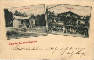 1899 (Vorläufer) Ceméte, Czeméthe, Czeméte-fürdő, Cemjata (Eperjes, Presov); Sanatorium villa, Kassa villa / villas (EK)
