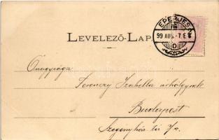 1899 (Vorläufer) Ceméte, Czeméthe, Czeméte-fürdő, Cemjata (Eperjes, Presov); Sanatorium villa, Kassa...