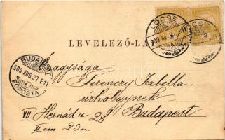 1900 Lőcsefüred, Lőcse-fürdő, Levocské Kúpele (Lőcse, Levoca); fürdő villa, fürdőház. Latzin János k...