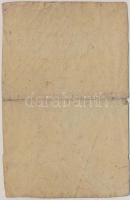 1866. 1G "St 14" sorszámmal T:IV restaurált, papírra kasírozva
Austrian Empire 1866. 1 Gu...