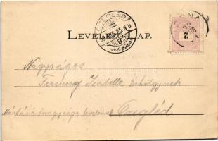 1899 (Vorläufer) Torna, Turna nad Bodvou, Turnau; Szádelő, Vízesés, Cukorsüveg, Torna várrom. Fényny...