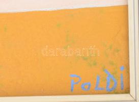 Böhm Lipót, Poldi (1916-1995): Virág és gyümölcs. Olaj, vászon, jelzett, hátoldalán Képcsarnok Válla...