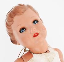 Schildkröte baba, ruhával, sírós jelzett, m: 64 cm