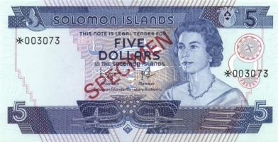 Salamon-szigetek 1979. 2$, 5$, 10$ "Specimen" komplett sor, gyűjtői széria T:I