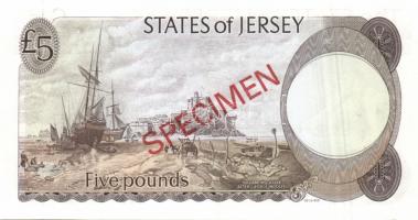 Jersey 1978. 1Ł, 5Ł, 10Ł, 20Ł "Specimen" komplett sor, gyűjtői széria T:I,I-