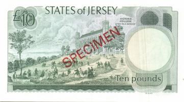 Jersey 1978. 1Ł, 5Ł, 10Ł, 20Ł "Specimen" komplett sor, gyűjtői széria T:I,I-