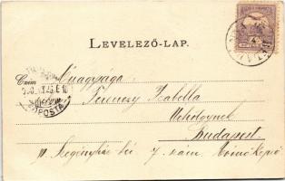 1900 Selmecbánya, Schemnitz, Banská Stiavnica; Az új M. k. bányászati és erdészeti akadémiai palota....