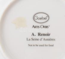 Goebel Artis Orbis dísztálka, Auguste Renoir: festményének reprodukciójával díszítve. Jelzett, d: 10...