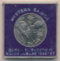 Nyugat-Szamoa 1977. 1T Cu-Ni II. Erzsébet / Ezüstjubileum eredeti műanyag tokban T:UNC Western Samoa 1977. 1 Tala Cu-Ni Elizabeth II / Silver Jubilee in original plastic case C:UNC  Krause KM#24