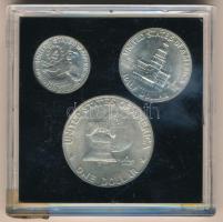 Amerikai Egyesült Államok 1976S 1/4$ Ag "Washington" + 1/2$ Ag "Kennedy" + 1$ Ag...