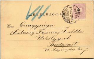 1898 (Vorläufer) Körmöcbánya, Kremnitz, Kremnica; látkép / general view (fl)