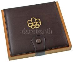 Kanada 1973. 5$ Ag (2xklf) + 10$ Ag (2xklf) "Montreal Olimpia" négy darabos szett eredeti ...