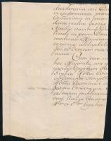 XIX. század eleje, Esterházy Ferenc ifj. és idősebb, valamint Esterházy Miklós aláírása papírlapon