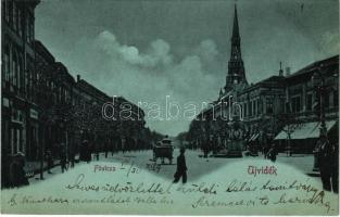 1899 (Vorläufer) Újvidék, Novi Sad; Fő utca / main street (EK)
