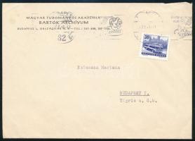 1967 Denijs Dille (1904 - 2005) pap, zeneszerző levele Reismann Mariann-nak + boríték