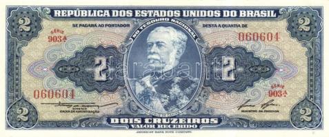 Brazília 1954-58. 1C (2x) + 2C (6x) 2klf színváltozat + aláírás variánsok T:I