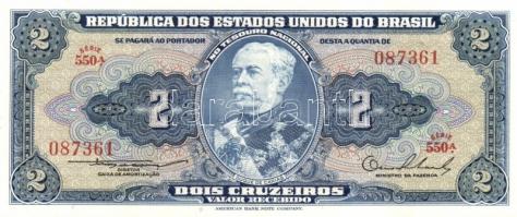 Brazília 1954-58. 1C (2x) + 2C (6x) 2klf színváltozat + aláírás variánsok T:I