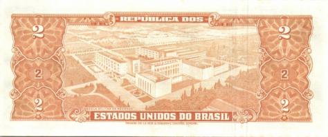 Brazília 1954-58. 1C (2x) + 2C (6x) 2klf színváltozat + aláírás variánsok T:I