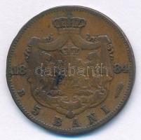 Románia 1884B 5b Cu "I. Károly" T:VF több ph.
Romania 1884B 5 Bani Cu "Carol I"...