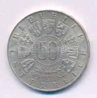 Ausztria 1964. 50Sch Ag "IX. Téli Olimpia Innsbruck" T:XF Austria 1964. 50 Schilling Ag &q...