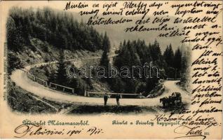 1901 Priszlop-hegység, Prislop (Máramaros, Maramures); Kaufmann Ábrahám kiadása (EK)